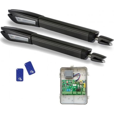 Kit Motorisation Portail Battant Automatisme EA BJ600 230 V - Maxi 300 kg 3m par battant, Course 600mm, 300 W, Ouverture maxi 120° (1/5)