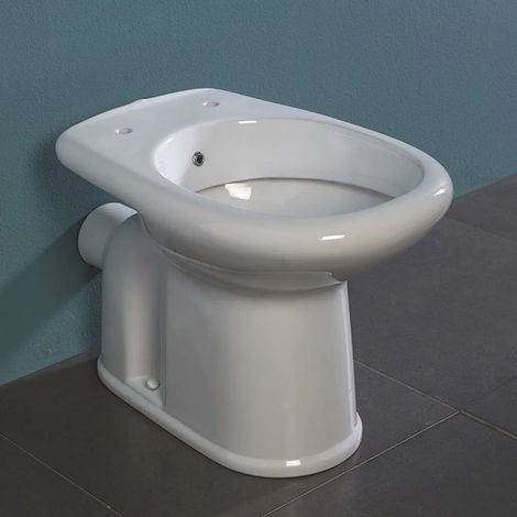 Water bidet combinato in ceramica con scarico a parete H 40 cm (1/2)