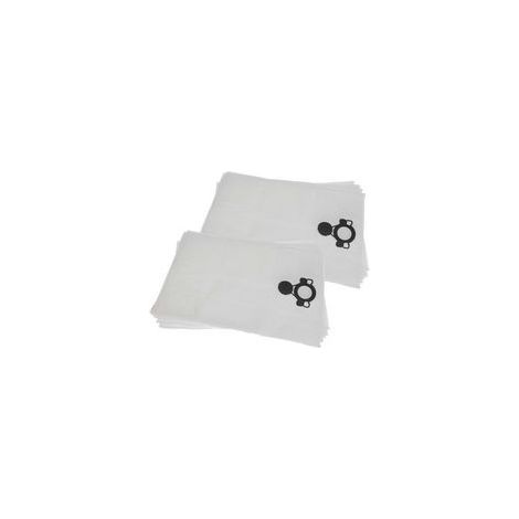 10er-Pack Staubsaugerbeutel für Flex VCE 44 L AC, VCE 33 M AC, VCE 44 H AC – Mikrofaser-Vlies, 52,5 cm x 39 cm – Weiß (1/5)