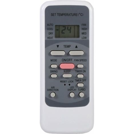 Remote control for R51 R51/E R51/CE R51M/CE R51D/E R51M/BGE R51M/BGE series air conditioners, built-in clock and ON/OFF timer MUMU