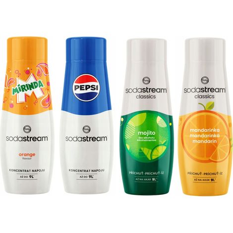 SODASTREAM Mirinda + Pepsi + Mojito + Sirops de Mandarine 4 pcs. (1/5)
