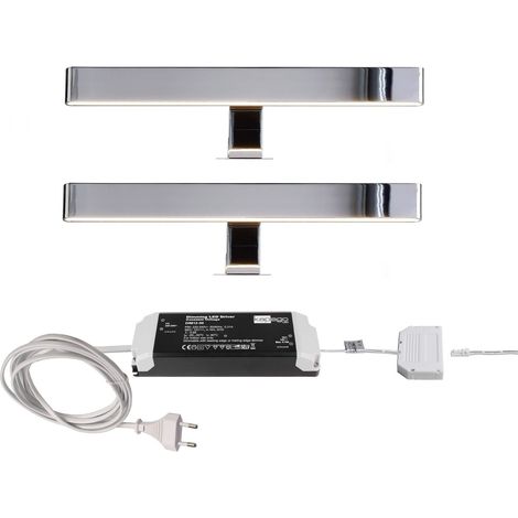 Applique led dessus de miroir spiegel line i x 2 - deko light 227000084 227000084 227000084 227000084 (1/2)