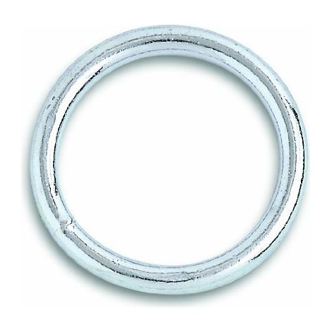 Chapuis VAS3 Confezione di 3 anelli saldati - Acciaio zincato - Diametro del filo 4 mm - Diametro interno 30 mm
