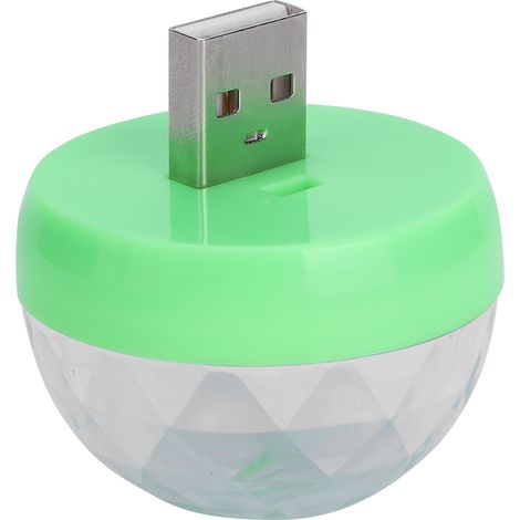 Mini boule lumineuse USB avec contrôle du son, lumière DJ colorée pour anniversaires, mariages et décorations de club (1/5)