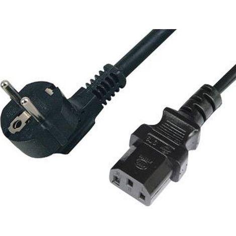 Cable de Alimentación PC de Schuko - IEC de 1,8 Mts (1/2)