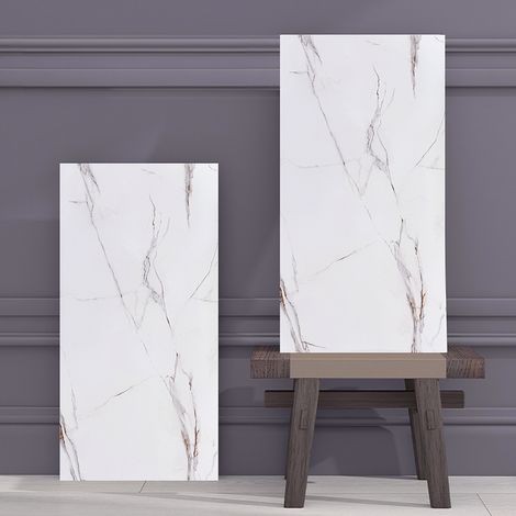 10 Pcs Peel and Stick Marble Wall Tile Blacksplash (1/5)