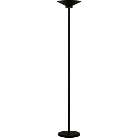 GPIN10- PIANTANA IN ALLUMINIO E VETRO DIMMERABILE LED 3000K 3600LM 48W NERA (1/2)