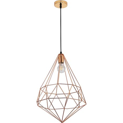Lampada a Soffitto Retrò - Lampada a Sospensione Geometrica - Yak Oro
