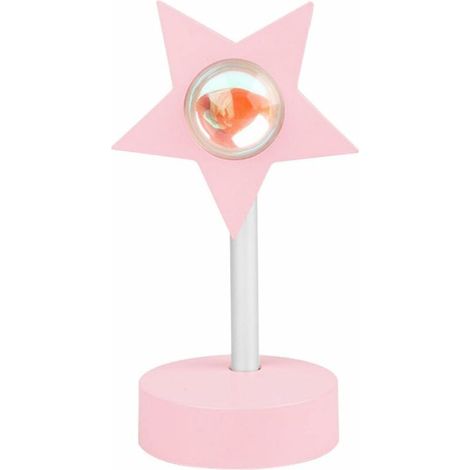 Lumières du Coucher du Soleil Veilleuse Projecteur USB LED Lampe 180 Degrés Rotation Rainbow Projection Lampe Lampe De Projection Coucher De Soleil (1/5)