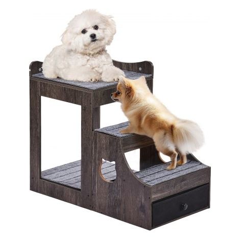 Lit Superposé pour Animaux de Compagnie Chien Chat avec (1/5)