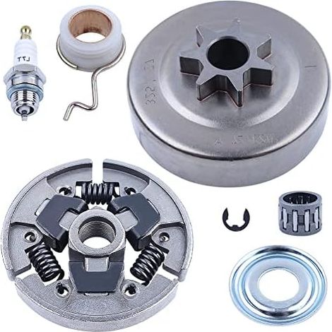 Kit pignon tambour embrayage .325' 7T pour tronçonneuse Stihl 021 023 025 MS180 MS210 MS230 MS250 – Large compatibilité – Coupe nette sans éclat