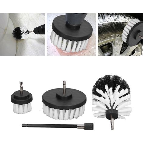 Set mit 4 Bürsten für Bohrmaschinen, Reinigungsbürste für Fliesen, Küchenarbeitsplatten, elektrische Reinigungsbürste (1/5)
