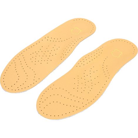 Semelle orthopédique de soutien de la voûte plantaire antidérapante et respirante (jaune) (45-46)