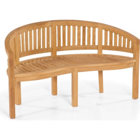 Sonnenpartner Sitzbank Castle Garden 150 cm Teakholz Pure 3-Sitzer Bank Gartenbank (1/5)