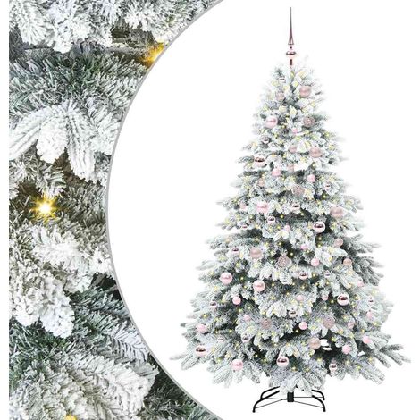 Künstlicher Weihnachtsbaum mit 300 LEDs Grün 180 cm PE und PVC vidaXL