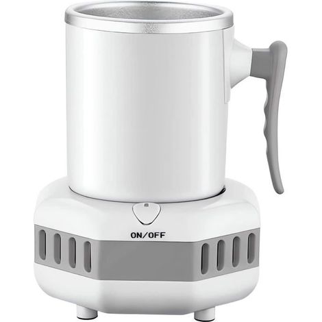 Quick Cooling Mug Blanc Refroidisseur de Boisson Électrique Portable Mini été Machine à Glaçons Café Bière Cola (1/5)