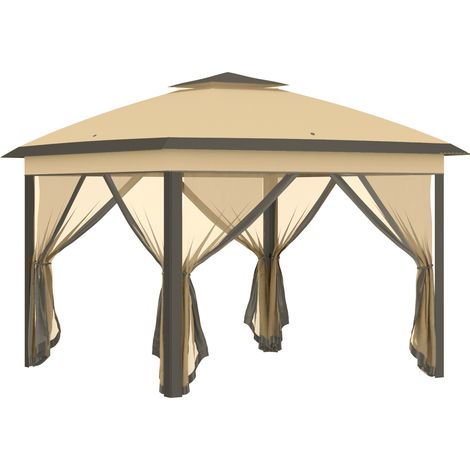Tonnelle pop-up pliante RHODES beige (1/5)