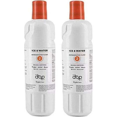 Compatible for Whirpool, Filtre 2, EDR2RXD1. Filtre À Eau for Réfrigérateur, Pièces De Rechange for Filtre De Purification d'eau for Réfrigérateur(2pcs) (1/5)