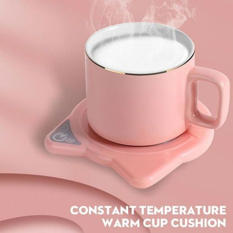 Chauffe-Tasse - USB - Température Réglable 55 °C - Arrêt Automatique - Bureau Maison - 1 Pièce (1/5)