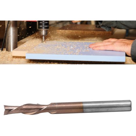 Doppelseitiger Holzfräser für Linkshänder, aus Wolframkarbid-Bronzestahl, 4 x 4 x 12 x 45 mm (1/5)
