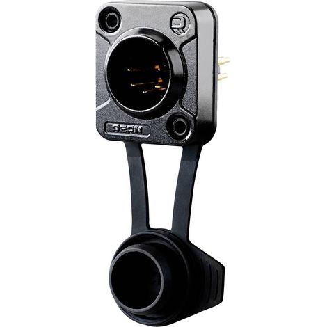 Rean AV RRX5M-Z-012-1 Connettore XLR Spina Numero Poli (num): 5 Nero 1 pz.