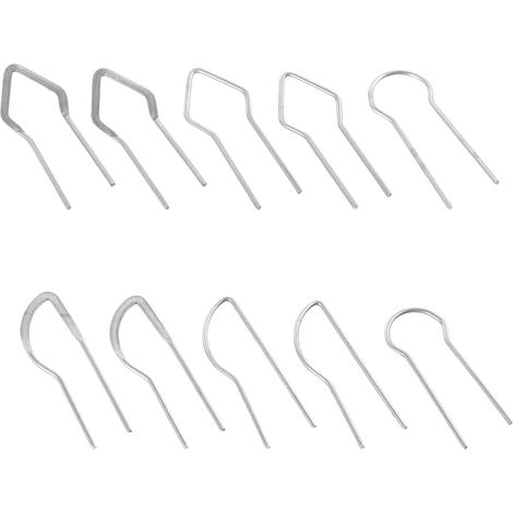 Pointe de Pyrograveur en Métal Argenté pour Pyrogravure sur Cuir et Bois, Chauffage Uniforme Changement de Taille Pratique, 10 Pièces pour Outils de Pyrogravure (1/5)