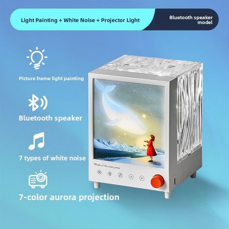 Galaxy Aurora Projektor Stimmungslampe Bluetooth Lautsprecher Nachtlicht Deko Geschenk (1/5)