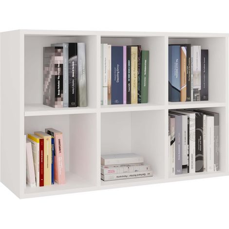 Mensola per libri e giocattoli, bianca opaca, 2x3 - Perfetta per la cameretta dei bambini, il soggiorno o l'ufficio. (1/5)