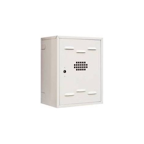 BOÎTE DE PROTECTION POUR GAZ PRÉLAQUÉE BLANCHE Dimensions : 45 x 30 x 25 cm