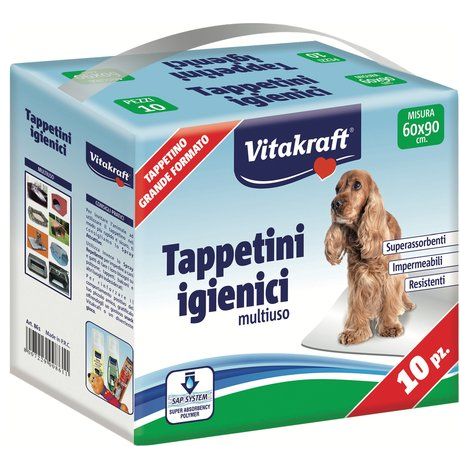 tappettini igienici 60x90 (10pz) - vitakraft