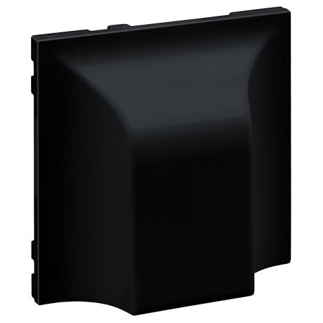 LEGRAND, SEANO 765800 CACHE POUR SORTIE DE CÂBLE, PASSE-CÂBLES, BOÎTE DE CÂBLE, INDICE DE PROTECTION IP21, COULEUR : NOIR LAQUÉ