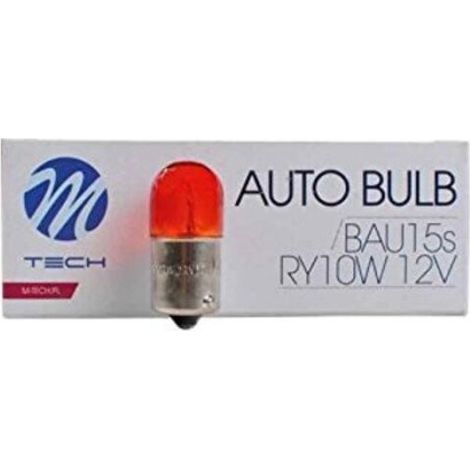 Ampoule Bau15s Ry10w 10w 12v Orange BOITE De 10 (1/4)