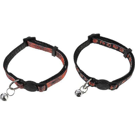 2 Katzenhalsbänder als Halloween-Geschenk