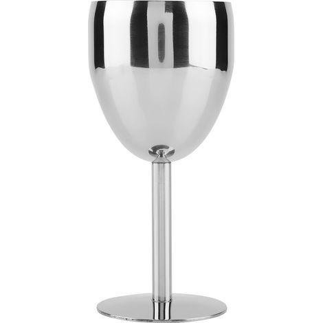 1 Verre à vin, Acier inoxydable, Robuste, Surface lisse, Cadeau fête(Q3 : Nouveaux produits pour le mois d'août) (1/5)