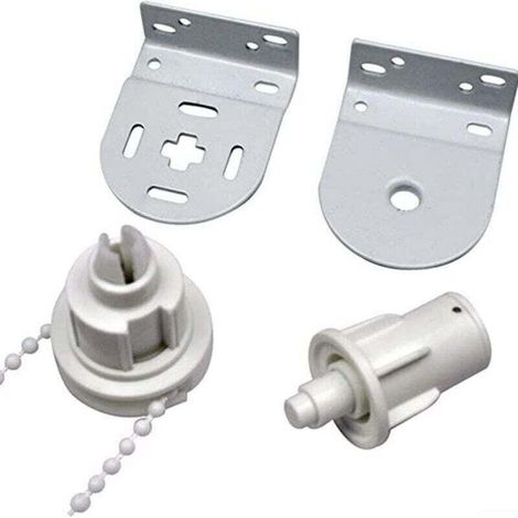 Kit de fixation robuste pour store enrouleur - Kit de réparation pour tubes de 28 mm et 32 mm - Montage latéral/supérieur/face (32 mm) (1/4)