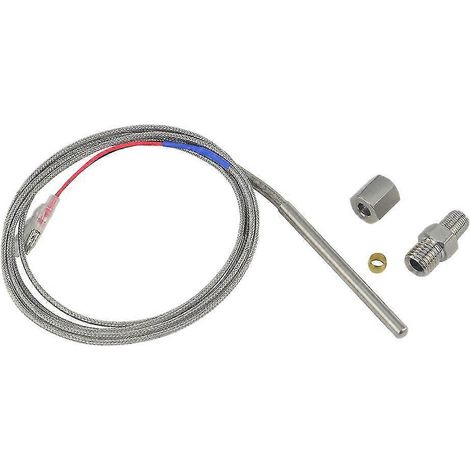 Pour capteur de température des gaz d'échappement EGT, sonde thermocouple de type K, filetage du capteur de température des gaz d'échappement (1/5)