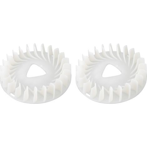 Lot 2 volants moteur 5kw 6.5kw – lame ventilateur refroidissement – pour 188F/190F – générateur essence (1/5)