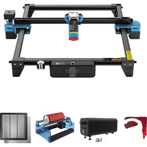 Graveur Laser CNC, Gravure de Précision, Large Compatibilité de Matériaux, Kit 6, UE-b, TTS-10 PRO-a (1/2)