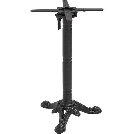 Pied de table avec système inclinable 72 cm en fonte Versailles