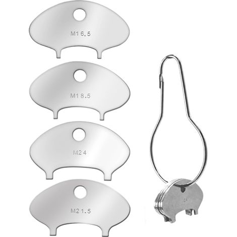 Outil de Démontage de Mousseur Clé à Insert Inoxydable 4 Pièces (1/5)