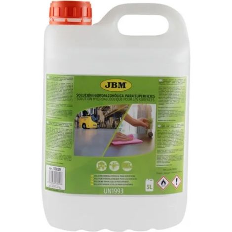 JBM 53829 Soluzione idroalcolica per superfici 5 L