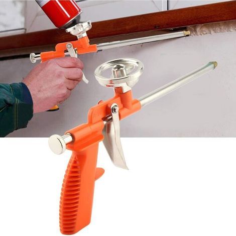 Mousse Pistolet à Colle, Pistolet en Plastique Mousse de polyuréthane Mousse de polystyrène Gun Non-Beauté Couture Outil Verre Pistolet à Colle Vaporiser (1/4)