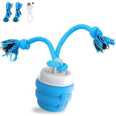 Jouet Interactif Chien Cccupation – Balle Automatique Intelligente pour Chiens de Petite Moyenne Taille, Stimule et Divertit Les Chiens, Mode de Jeu Autonome, Rechargeable (Bleu) (1/5)