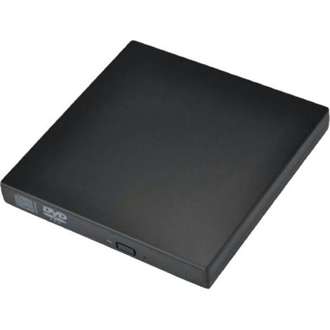 Externes DVD-/Combo-/DVD-Laufwerksgehäuse, Gehäuse für optische Laufwerke, externes Festplattengehäuse, Laptop-Aufbewahrungsset, Schwarz