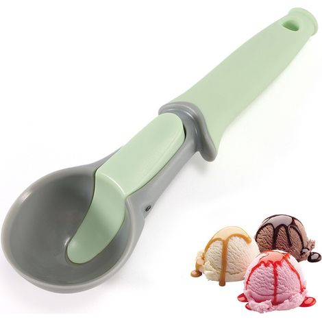 Lot de 2 Cuillères à Glace Doubles - Ustensile de Cuisine Créatif pour Servir Crème Glacée, Sorbet et Fruits-x (1/5)