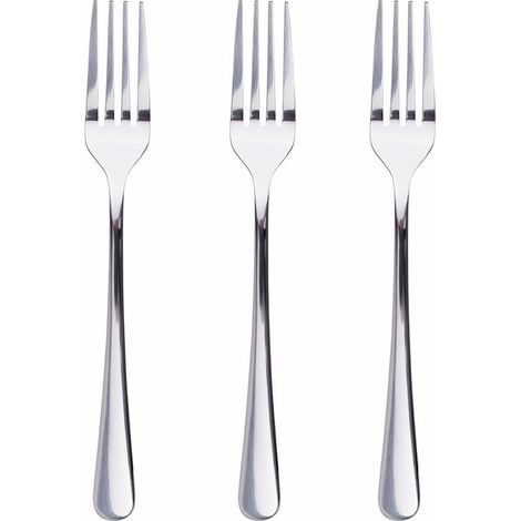 Set di 3 pezzi. Forchette da dessert in acciaio inossidabile lucido Natur Sg7781 San Ignacio