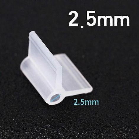 100 clips de greffage en plastique transparents pour plants de tomates (mini, deux pièces) (1/5)
