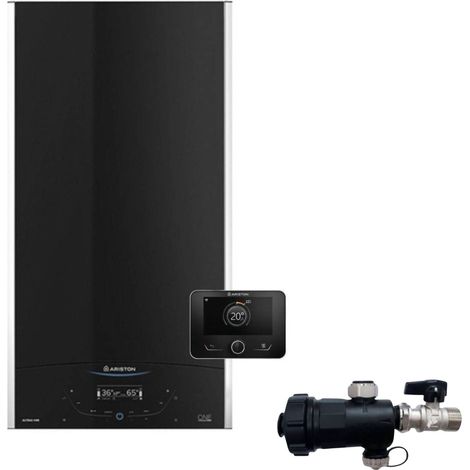 Ariston Caldaia a Condensazione Alteas One+ Net 30 kW Metano/Gpl Wi-Fi Completa Di Kit Fumi Classe A+ con Defangatore Omaggio KIT COASSIALE