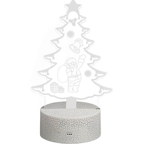 veilleuse LED de Noël, lampe de chevet sans pile (couleurs assorties)-17X12CM (1/3)