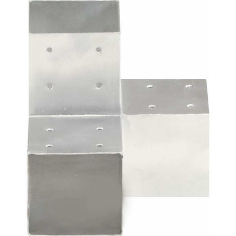 vidaXL Conector de postes en forma de Y metal galvanizado 101x101 mm (1/2)
